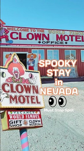 Clown Motel in Tonopah, Nevada