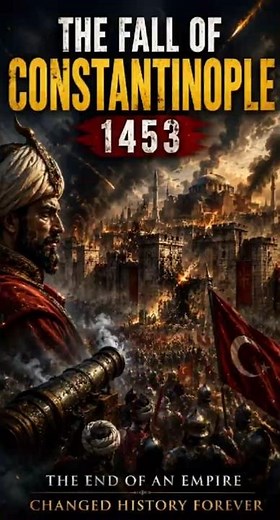The Fall of Constantinople (1453) | The End of an Empire | #history #facts #fallofconstantinople