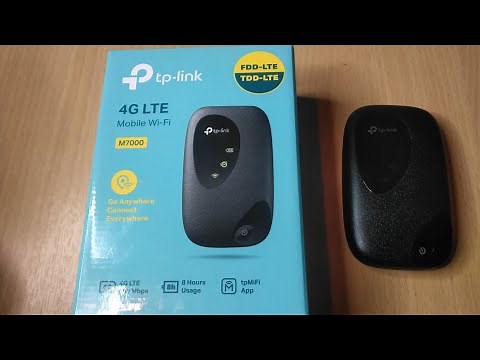 Unboxing And Review Of TP Link M7000 Mobile Wifi