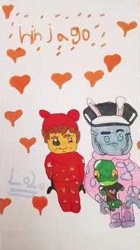 🥷❤️🩵🤍🩶🌝⭐🤩 #ninjago #legoninjago #howtodraw #art #drawingpainting #artdrawing