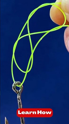 Fishing knots for hooks and weights