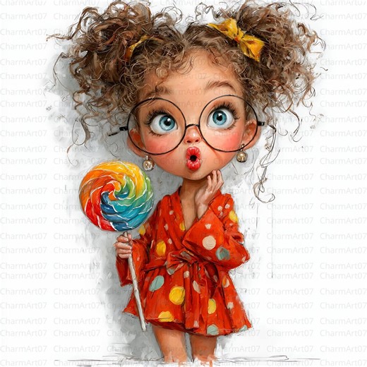 Watercolor Baby Girl Clipart Bundle, Kids Illustrations (digital Print) - Etsy Canada