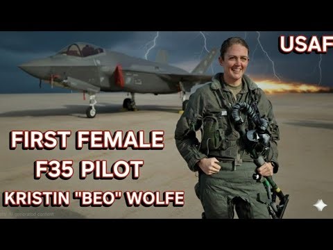Queen of the Sky⚡️Kristin "Beo" Wolfe Tribute | First female F35 Pilot⚡(Original Rap)
