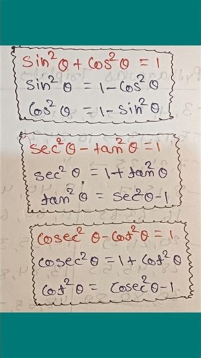 👉 Trigonometry formula 👉 Class 10 #maths #education