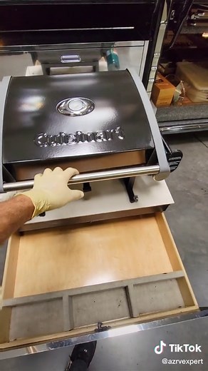 so much sliding and opening like a puzzle box #premiumcoachgroup #bus #buslife #prevost #luxury #king #rv #rvlife