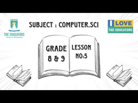 Computer Sci Grade 8 & 9 ( Lesson # 5 )