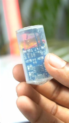 Amazing! Mini Rechargeable Flashlight Making #amazing #diy #shorts