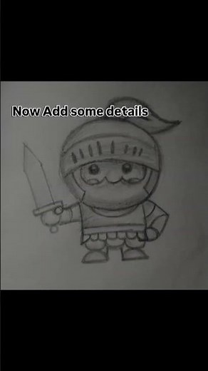 how to draw knight easy tutorial. #knight #drawing #saddrawing