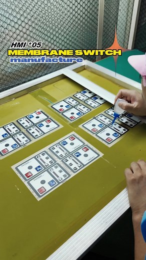 #membraneswitch #technology #electronics #relax #industry membrane switch drip glue process