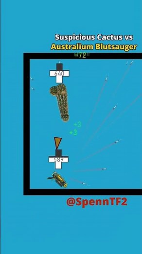 Cactus vs Australium Blutsauger