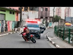 EXCITED, HE TRIES TO KICK BACK BUT HAS NO WAY OUT.