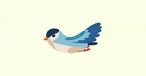 Bird Blue Sparrow Type Cartoon Animation Stock Footage Video (100% Royalty-free) 3430760547 | Shutterstock