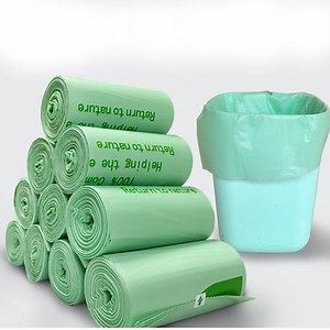 [Hot Item] Hot Sell Big Corn Starch Biodegradable and 100% Compostable Plastic Poly Trash Garbage Bag