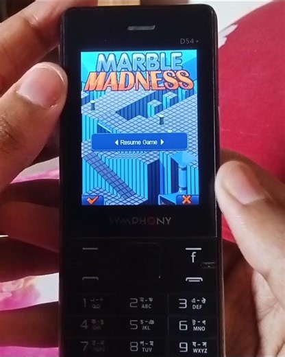 Playing Java games on Symphony D54+ (2019) #j2me #shorts