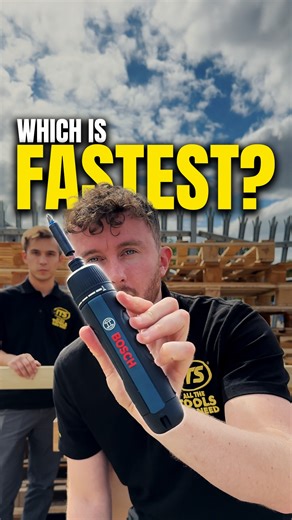 Manual vs. Motorised. Muscle vs. Machine. 💥 How many screws can the Bosch Go tackle before the manual even finishes one? 🚀 #boschprofessional #Bosch #BoschGO #powertools #screwdriver #tools #race #tradies #diy #ITSTools | its.co.uk