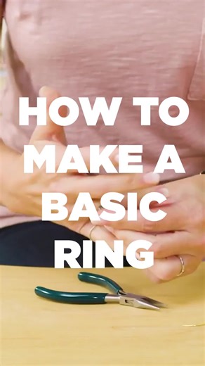 Jewel School✨💌🍏🧵 on Instagram: "Make this beautiful ring in minutes with our help!⏰ And you can find the full, in-depth tutorial for a basic ring on our YouTube channel!"