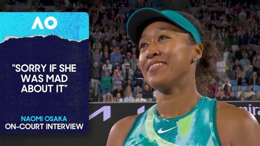 Naomi Osaka On-Court Interview | Australian Open 2026 Second Round | Anne-Marie Batson