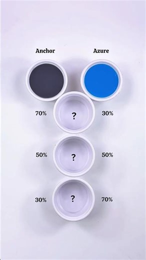 Let's Mixing Anchor + Azure 😍 #colormixing #painting #satisfying #artandcraft #art