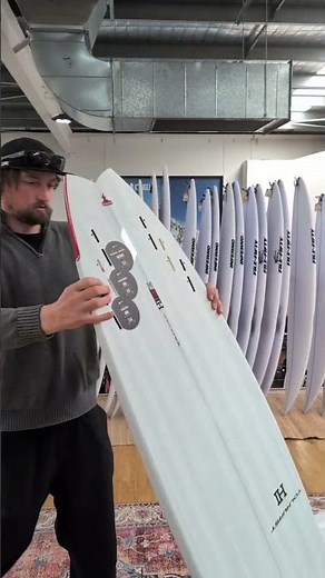 First look at the New Tolhurst HI BT 3+3 Thunderbolt Red Surfboard 🔥.