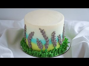 Buttercream Lavender Spring Cake Tutorial- Rosie's Dessert Spot