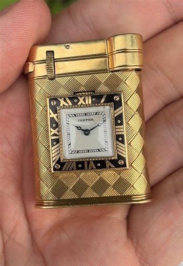 Discover a Unique 1930s Cartier Pocket Watch Lighter