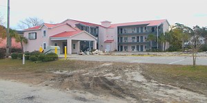 Demolition underway on the Road Side Inn property near Surfside Beach
