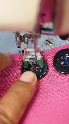 Perfect Button Sewing Technique Using a Standard Sewing Machine In this video, you will learn how to attach buttons with clean, accurate, and professional results using a standard sewing machine. The tutorial begins with choosing the right zigzag width, adjusting the needle position, and marking the exact spot for your button placement. You will also see how to keep the fabric from shifting, how to control the machine’s speed, and how to align the button holes so your stitches land perfectly bet