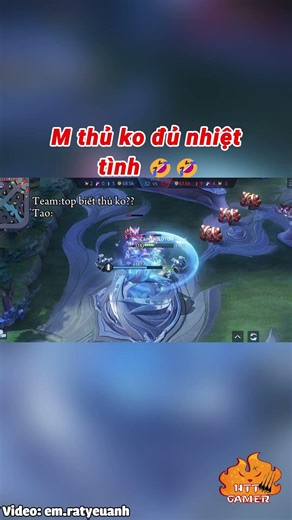 M thủ ko đủ nhiệt tình 🤣🤣 #shorts #lienquanmobile #liênquânmobile #lienquan #liênquân