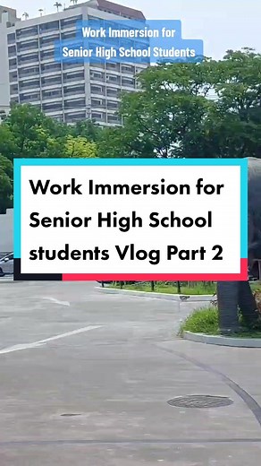 Work Immersion Activities for Senior High School Students