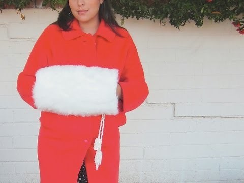 DIY Victorian Faux Fur Muff
