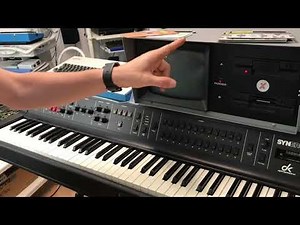 DK Synergy II  in action with Kaypro computer