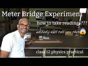 Meter bridge experiment deflection problem class 12 physics practical