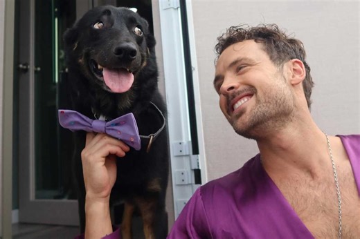 Dylan Efron Shares How Rescue Dog Booey Has Made His Life 'So Much Better’ (Exclusive)