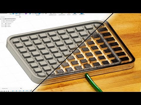 Vakuum Platte Konstruieren | Fusion 360 Tutorial | Schritt für Schritt erklärt bis zum G-Code