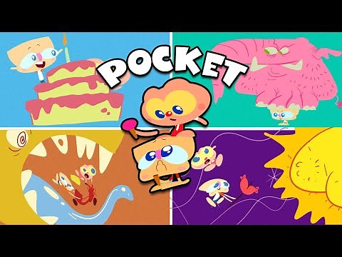 Mongo e Drongo Pocket - 12 episódios juntos - Desenho animado infantil - cartoon for kids