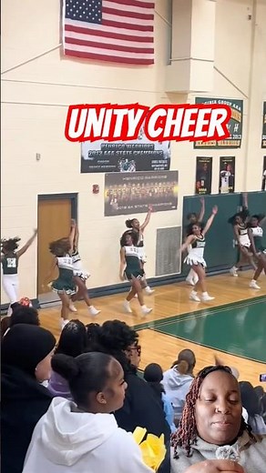 📣UNITY CHEER FROM BOTH TEAMS #cheerleading #unity #cheer #game