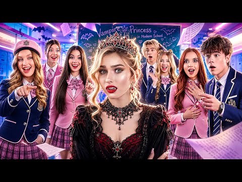 Vampire Princess in Real School! We Became Besties With Royal Vampire