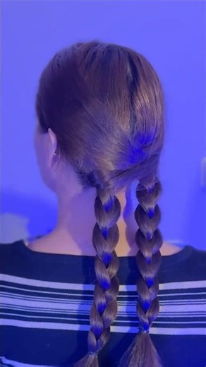 Cute hairstyle for school in ✨30 Seconds ✨Tutorial 💞 #shorts