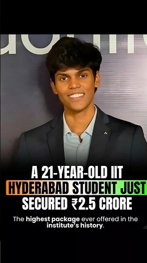 IIT HYDERABAD లో highest packages 2.5 CR 😲 | ₹2.5 CR package offer from optiver company to IIT-hyd