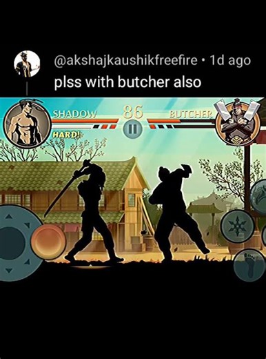 Butcher vs shogun katan in sf2