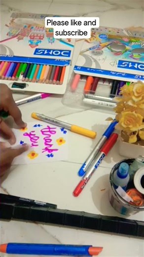 drawing with brush pens 🎨🖌🖊