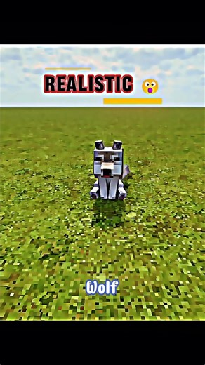 Original vs Realistic Minecraft #minecraft #gaming #minecraftshorts