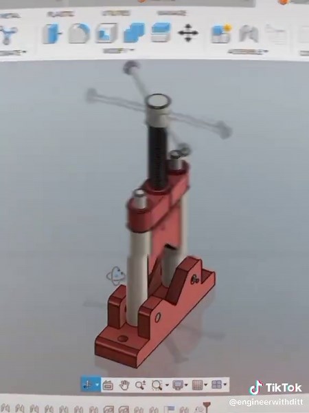 Pipe Vise😹 #teknik #engineering #teknikmesin #designengineer #mechanicalengineering #CAM #CAE #CAD #fusion360 #enginerr