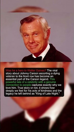 Johnny Carson: The Man, The Myth, The Legend| WW2 Tactics
