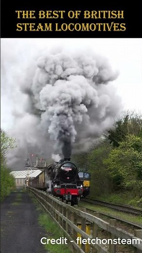 Watch These Amazing British Steam Trains in Action!