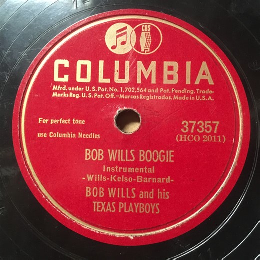 Bob Wills And His Texas Playboys - Bob Wills Boogie / Rose Of Old Pawnee