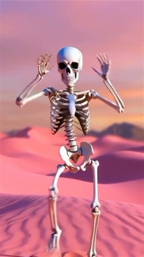 Crazy Skeleton Dance in 5 Seconds 💀🔥 Viral Alien Meme Style | YouTube Shorts #wehavenoidea #Ai