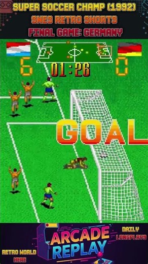 🎮 Super Soccer Champ (1992) – SNES Retro Shorts | Final Game: Germany #retroshorts #snes