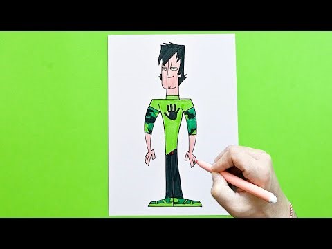 How to draw Trent - Total Drama Characters