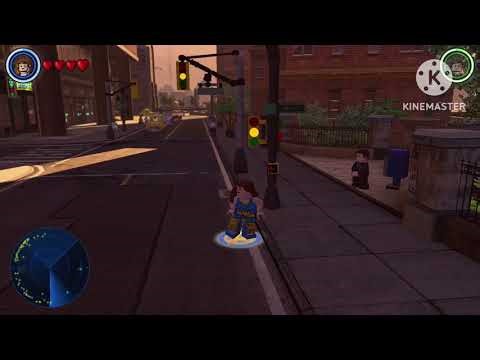 Functional Traffic Lights in Standard Mode with Flashing “Walk” Signal Mode (LEGO MARVEL’s Avengers)